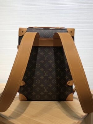 Louis Vuitton Replica Monogram Canvas Soft Trunk Backpack PM Bag M44752 2019