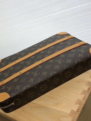 Louis Vuitton Replica Monogram Canvas Soft Trunk Messenger MM Bag M44754 2019