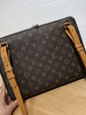 Louis Vuitton Replica Monogram Canvas Soft Trunk Messenger MM Bag M44754 2019