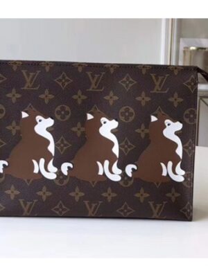 Louis Vuitton Replica Monogram Canvas Toiletry Pouch 26 Bag M47542 Shiba Dog 2018