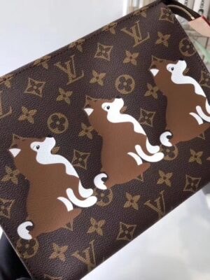 Louis Vuitton Replica Monogram Canvas Toiletry Pouch 26 Bag M47542 Shiba Dog 2018