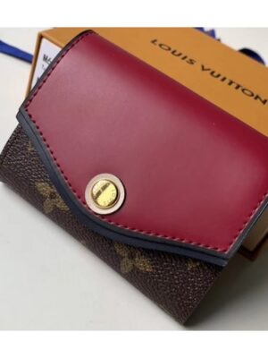 Louis Vuitton Replica Monogram Canvas Tuileries Compact Wallet M63938 Bordeaux 2019