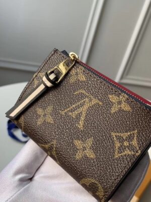 Louis Vuitton Replica Monogram Canvas Tuileries Compact Wallet M63938 Bordeaux 2019