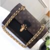 Louis Vuitton Replica Monogram Canvas With Colorful Calfskin Victoire Shoulder Bag M41730 Noir
