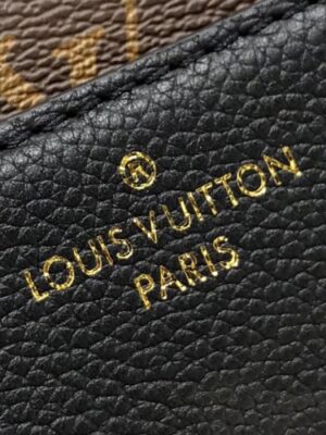 Louis Vuitton Replica Monogram Canvas With Colorful Calfskin Victoire Shoulder Bag M41730 Noir