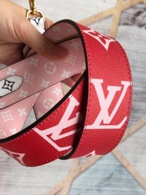 Louis Vuitton Replica Monogram Canvas XL Shoulder Strap Bandouliere J02442 Rouge 2019