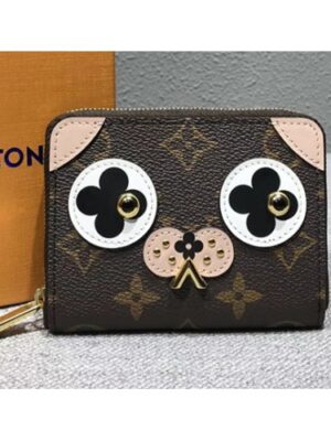 Louis Vuitton Replica Monogram Canvas Zippy Coin Purse M62310 Dog 2018