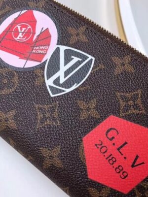 Louis Vuitton Replica Monogram Canvas Zippy Wallet M60017