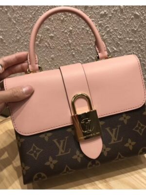 Louis Vuitton Replica Monogram Canvas and Leather Locky BB Bag M44080 Rose Poudre 2019