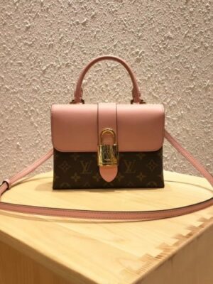 Louis Vuitton Replica Monogram Canvas and Leather Locky BB Bag M44080 Rose Poudre 2019