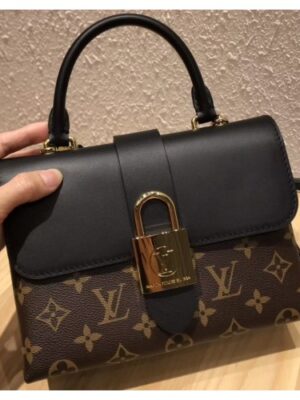 Louis Vuitton Replica Monogram Canvas and Leather Locky BB Bag M44141 Noir 2019