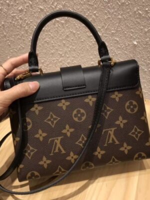 Louis Vuitton Replica Monogram Canvas and Leather Locky BB Bag M44141 Noir 2019