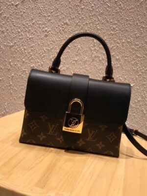 Louis Vuitton Replica Monogram Canvas and Leather Locky BB Bag M44141 Noir 2019