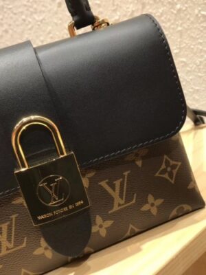 Louis Vuitton Replica Monogram Canvas and Leather Locky BB Bag M44141 Noir 2019