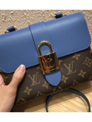 Louis Vuitton Replica Monogram Canvas and Leather Locky BB Bag M44321 Bleu Jean 2019