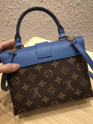 Louis Vuitton Replica Monogram Canvas and Leather Locky BB Bag M44321 Bleu Jean 2019