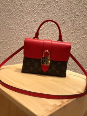 Louis Vuitton Replica Monogram Canvas and Leather Locky BB Bag M44322 Coquelicot 2019