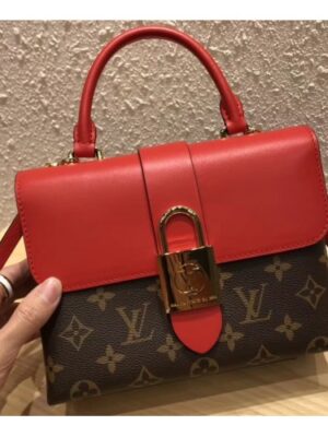 Louis Vuitton Replica Monogram Canvas and Leather Locky BB Bag M44322 Coquelicot 2019