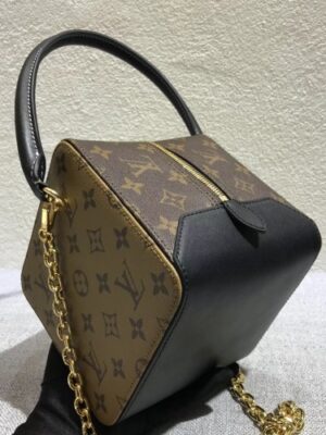 Louis Vuitton Replica Monogram Canvas and Monogram Reverse Cube Shaped Bag 2018