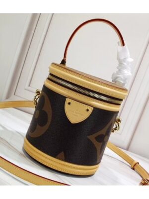 Louis Vuitton Replica Monogram Canvas and Reverse Cannes Beauty Case Bucket Bag M44603 2019