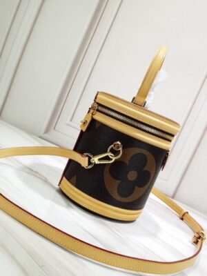 Louis Vuitton Replica Monogram Canvas and Reverse Cannes Beauty Case Bucket Bag M44603 2019