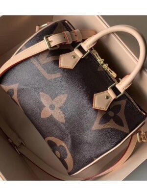 Louis Vuitton Replica Monogram Canvas and Reverse Speedy 25 Bandouliere Bag M41113 2019