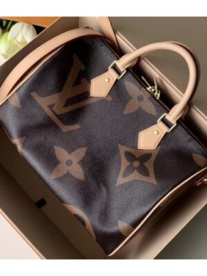 Louis Vuitton Replica Monogram Canvas and Reverse Speedy 30 Bandouliere Bag M44602 2019