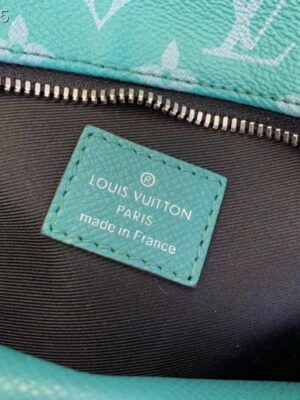 Louis Vuitton Replica Monogram Canvas and Taiga Leather Discovery Backpack PM Bag M30227 Green 2019