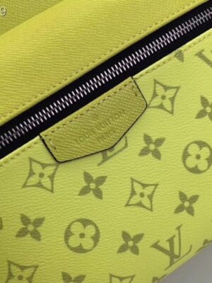 Louis Vuitton Replica Monogram Canvas and Taiga Leather Discovery Backpack PM Bag M30228 Yellow 2019