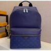 Louis Vuitton Replica Monogram Canvas and Taiga Leather Discovery Backpack PM Bag M30229 Blue 2019