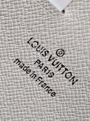 Louis Vuitton Replica Monogram Canvas/Taiga Leather Pochette Voyage MM Bag White 2019