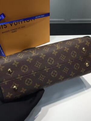 Louis Vuitton Replica Monogram Coated Canvas Popincourt PM M43434  Black 2017