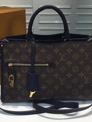 Louis Vuitton Replica Monogram Coated Canvas Popincourt PM M43434  Marine 2017