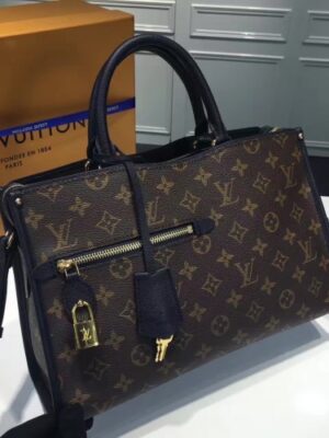 Louis Vuitton Replica Monogram Coated Canvas Popincourt PM M43434  Marine 2017