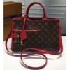 Louis Vuitton Replica Monogram Coated Canvas Popincourt PM M43434  Red 2017