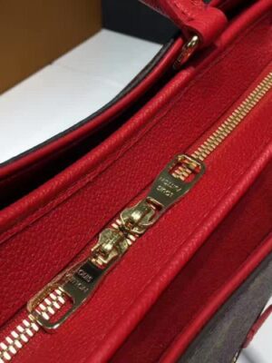 Louis Vuitton Replica Monogram Coated Canvas Popincourt PM M43434  Red 2017