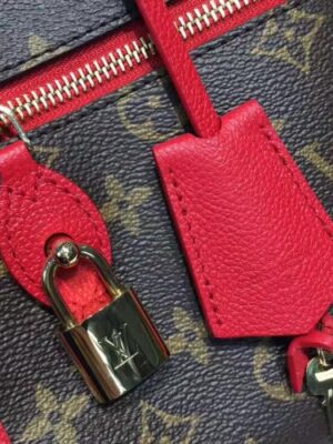 Louis Vuitton Replica Monogram Coated Canvas Popincourt PM M43434  Red 2017