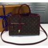 Louis Vuitton Replica Monogram Coated Canvas Popincourt PM M43462  Raisin 2017