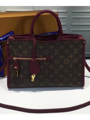 Louis Vuitton Replica Monogram Coated Canvas Popincourt PM M43462  Raisin 2017