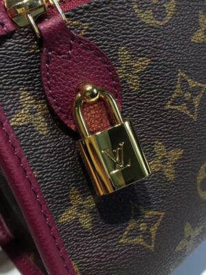 Louis Vuitton Replica Monogram Coated Canvas Popincourt PM M43462  Raisin 2017