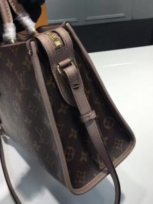 Louis Vuitton Replica Monogram Coated Canvas Popincourt PM M43463 Taupe Glace 2017