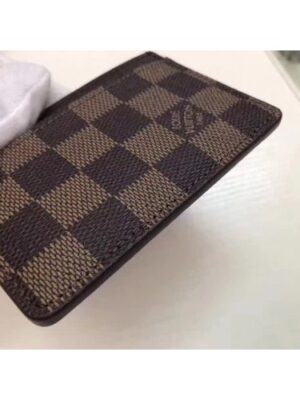 Louis Vuitton Replica Monogram Ebene Canvas Card Holder M60703