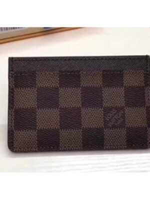 Louis Vuitton Replica Monogram Ebene Canvas Card Holder M60703