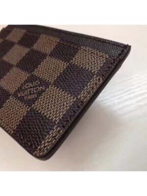 Louis Vuitton Replica Monogram Ebene Canvas Card Holder M60703