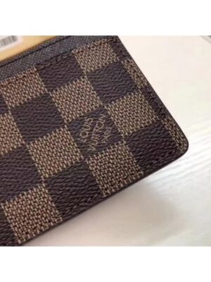 Louis Vuitton Replica Monogram Ebene Canvas Card Holder M60703