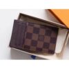 Louis Vuitton Replica Monogram Ebene Canvas Coin Card Holder M62666