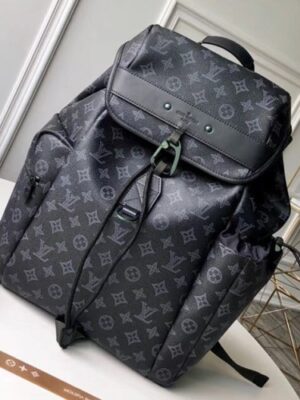 Louis Vuitton Replica Monogram Eclipse Canvas Discovery Backpack Bag M43694 2018