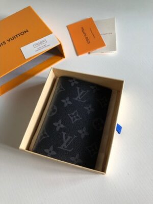 Louis Vuitton Replica Monogram Eclipse Canvas Passport Cover M64501