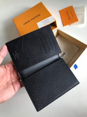 Louis Vuitton Replica Monogram Eclipse Canvas Passport Cover M64501