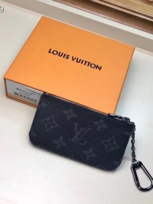 Louis Vuitton Replica Monogram Eclipse Canvas Pochette Cle Key Pouch M62650